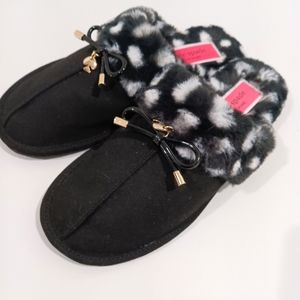 Kate spade cat black slippers womens size 7.5